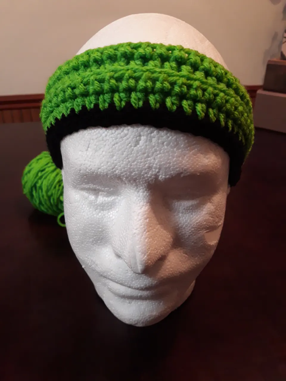 Green and Black Headband