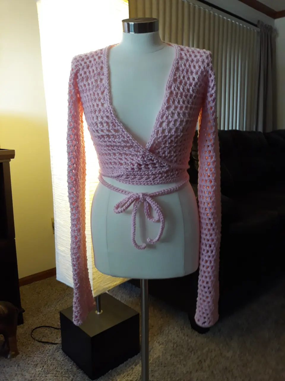 Pink Wrap Top